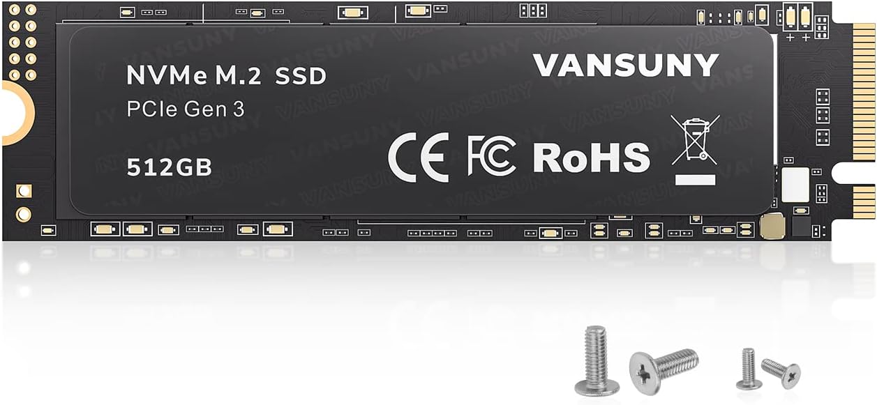Vansuny 512GB NVMe M.2 Internal SSD for Peak Performance