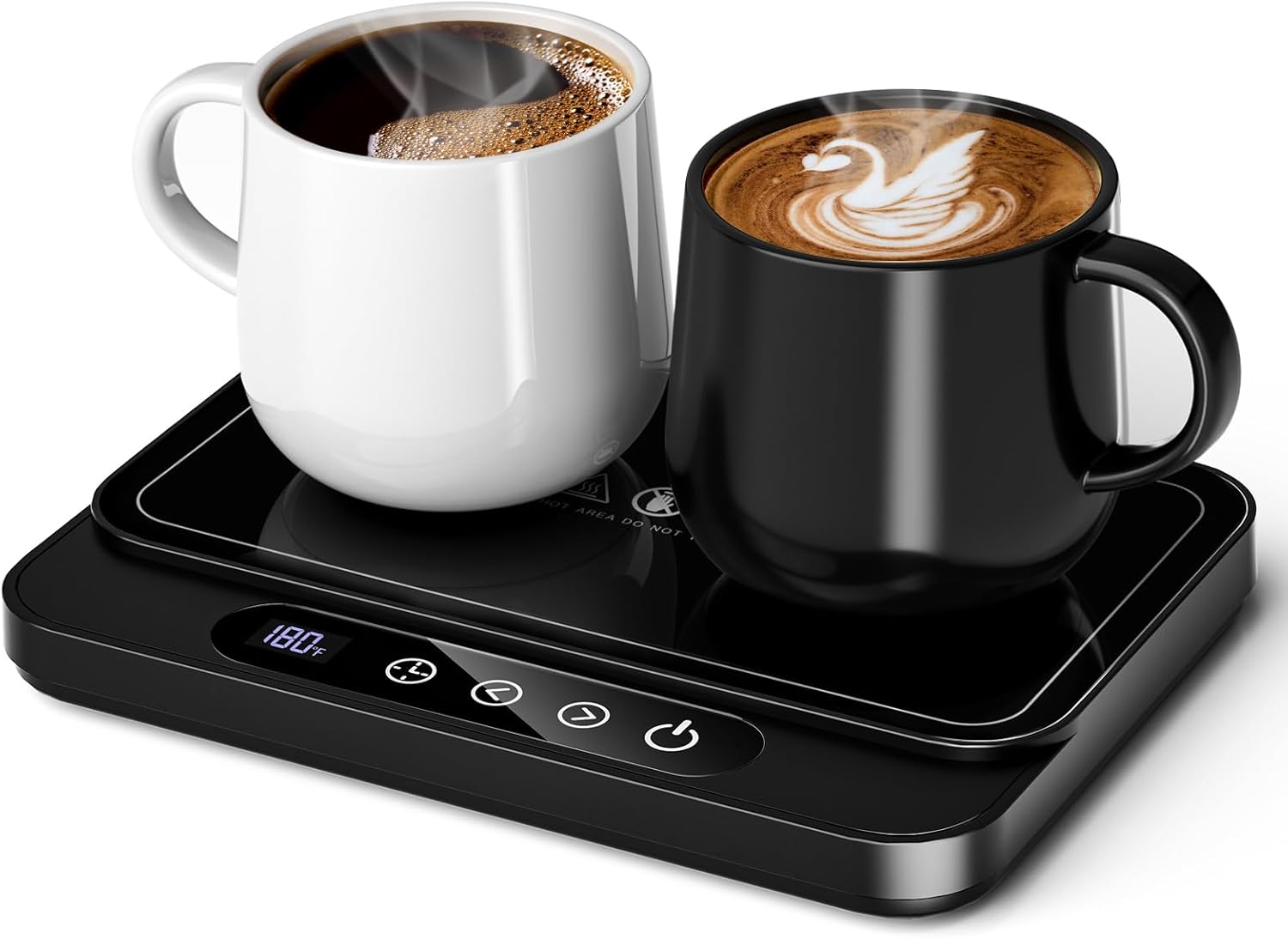 Misby Coffee Mug Warmer: 6-Temp Settings & Auto Shut-Off