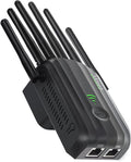 WiFi Extender Signal Booster with 6 Antennas - Strong Wall Penetration