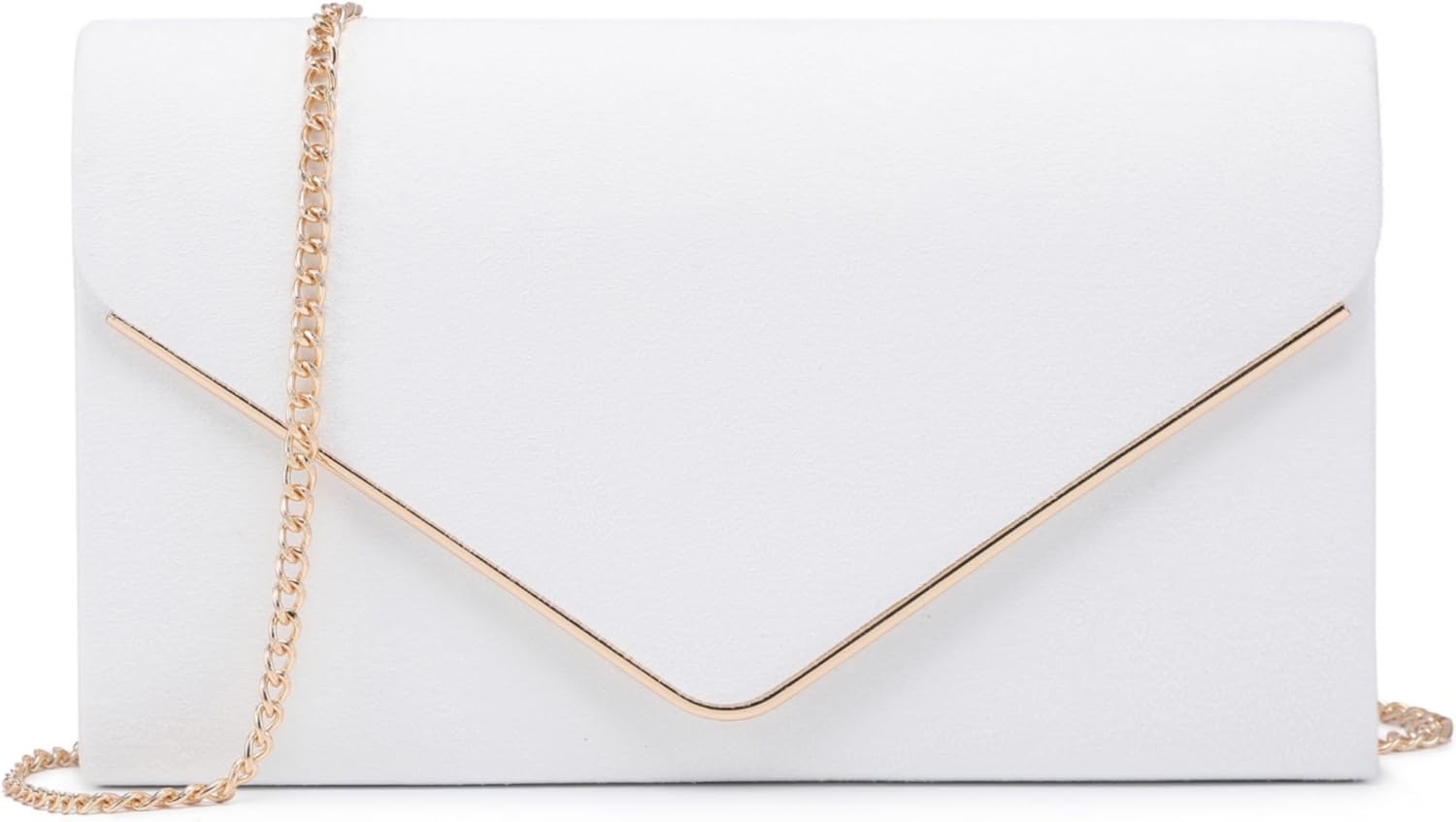 Dasein Women Faux Suede Evening Clutch Bags for Parties