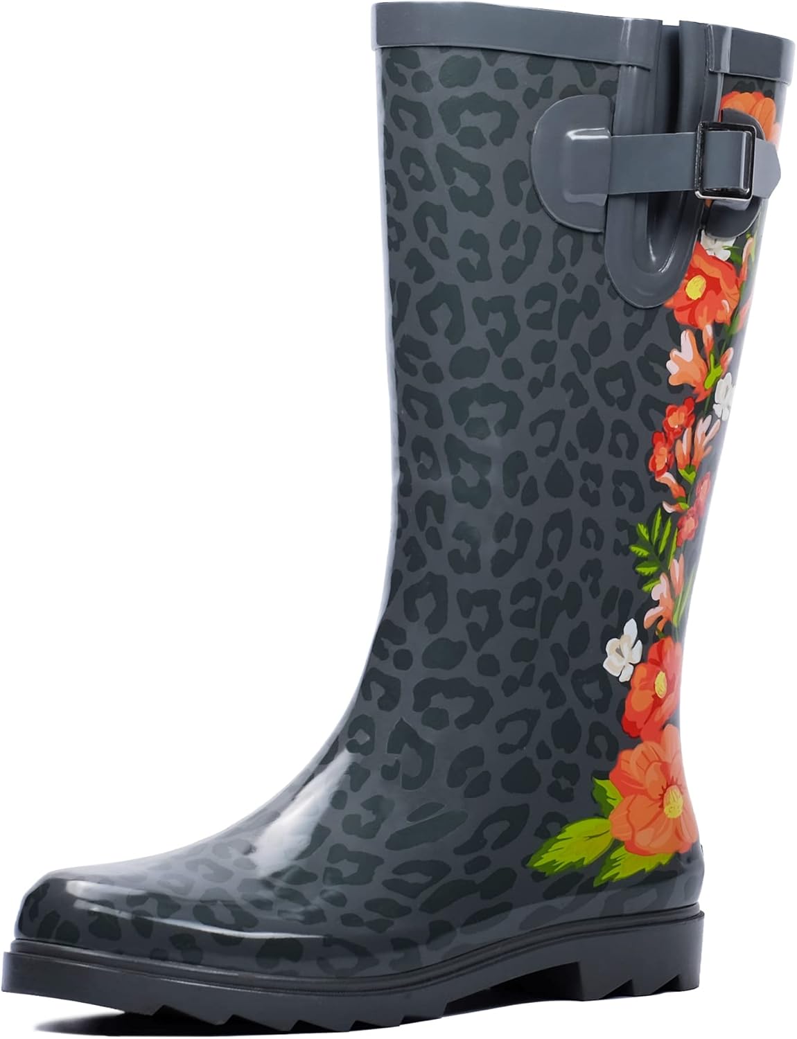 Waterproof Ladies Tall Knee High Rubber Boots for Comfort