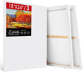 ESRICH Stretched Canvas for Painting 18x24 Inch - 3 Pack