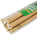 10pcs 1in D 8FT Bamboo Garden Stakes - Thick Heavy Duty Support