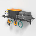 2x4ft Heavy Duty Garage Shelving Wall Mounted - 200 lb Capacity