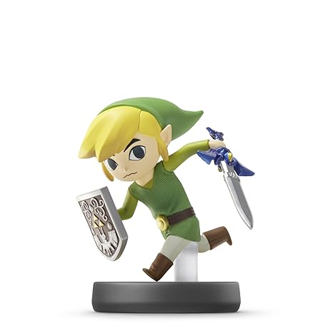 Toon Link amiibo from Super Smash Bros Series - Collectible Figure