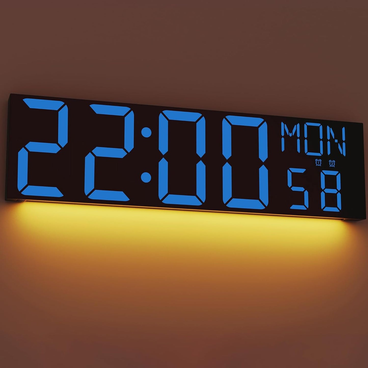 JALL 30 Inch Large Digital Wall Mount Clock with Remote Control