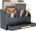 Black Desk Organizer for Women by ZALIOJI