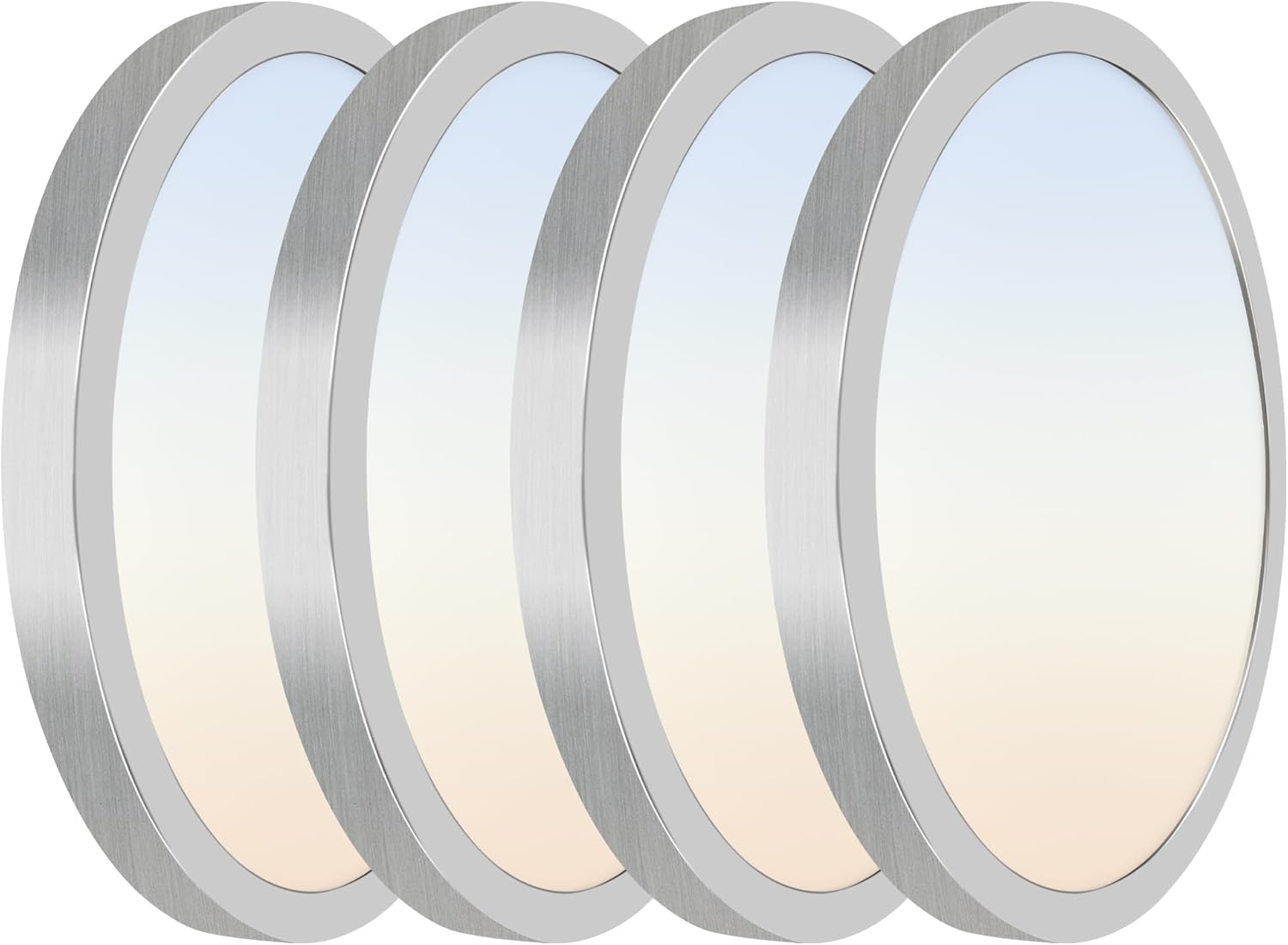 Hlite 12in Flush Mount LED Ceiling Light Fixture - 4 Pack