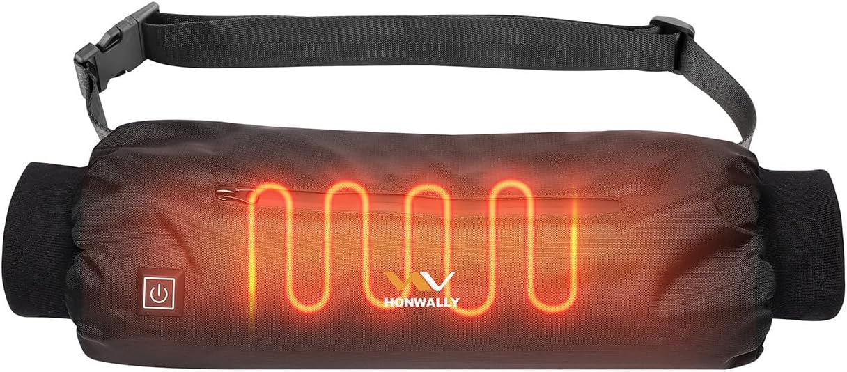 Portable Electric Heated Hand Warmer - Double Sided Heating for Outdoor Activities