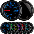 Tinted 7 Color 30 PSI Boost/Vacuum Gauge Kit - Multi-Color Display