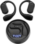 True Open Ear Headphones with Earhooks - Lightweight, 30H Play
