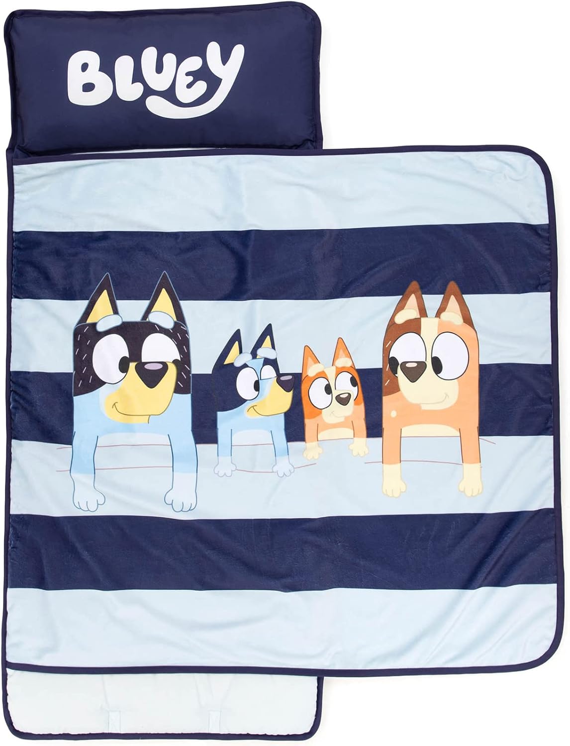 Bluey Sleepy Time Nap Mat - Cozy Kids Bedding