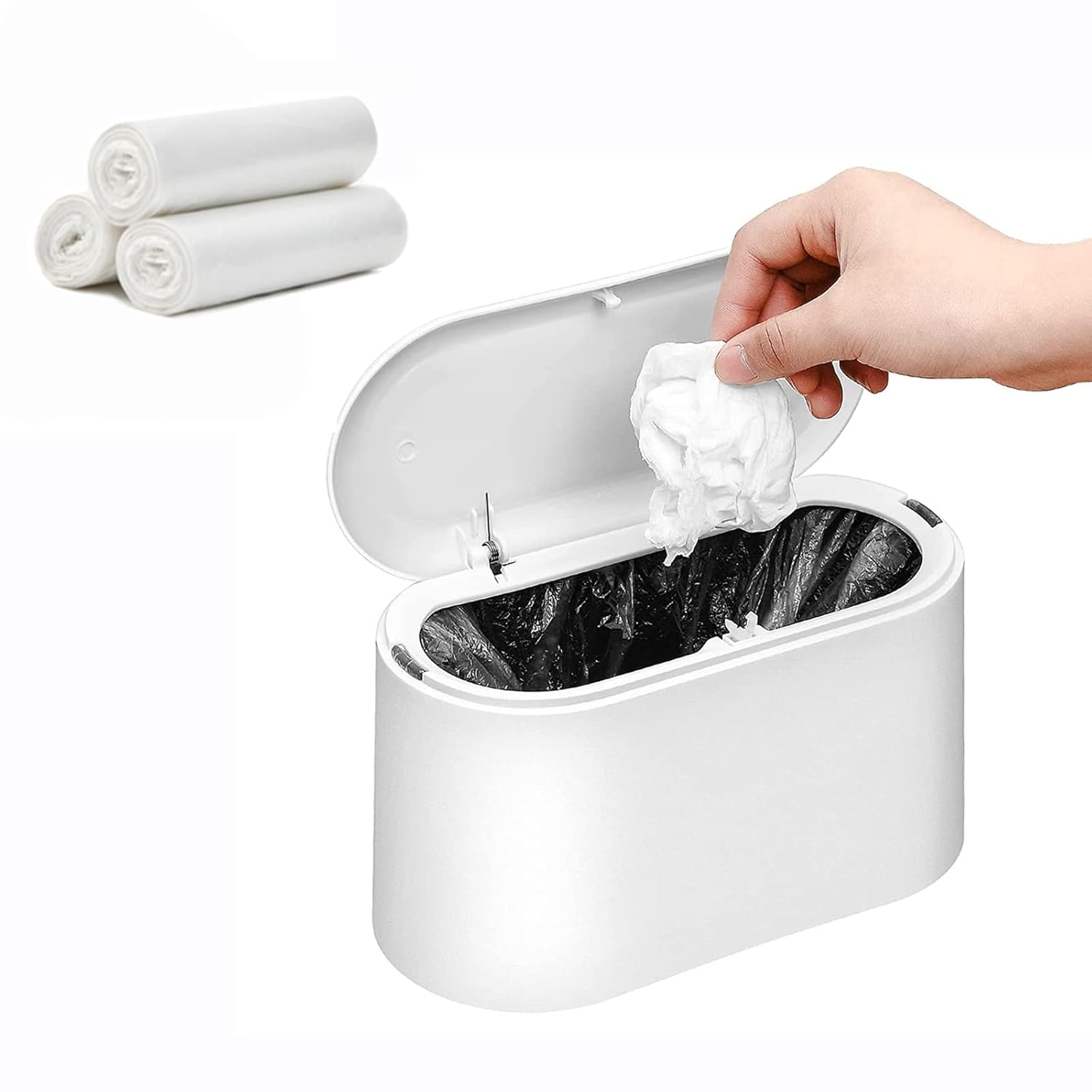 SUBEKYU Mini Trash Can: Compact & Convenient Waste Solution