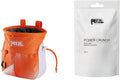Petzl SAKAPOCHE Chalk Bag - Ergonomic Chalk Bag with Zippered Pocket