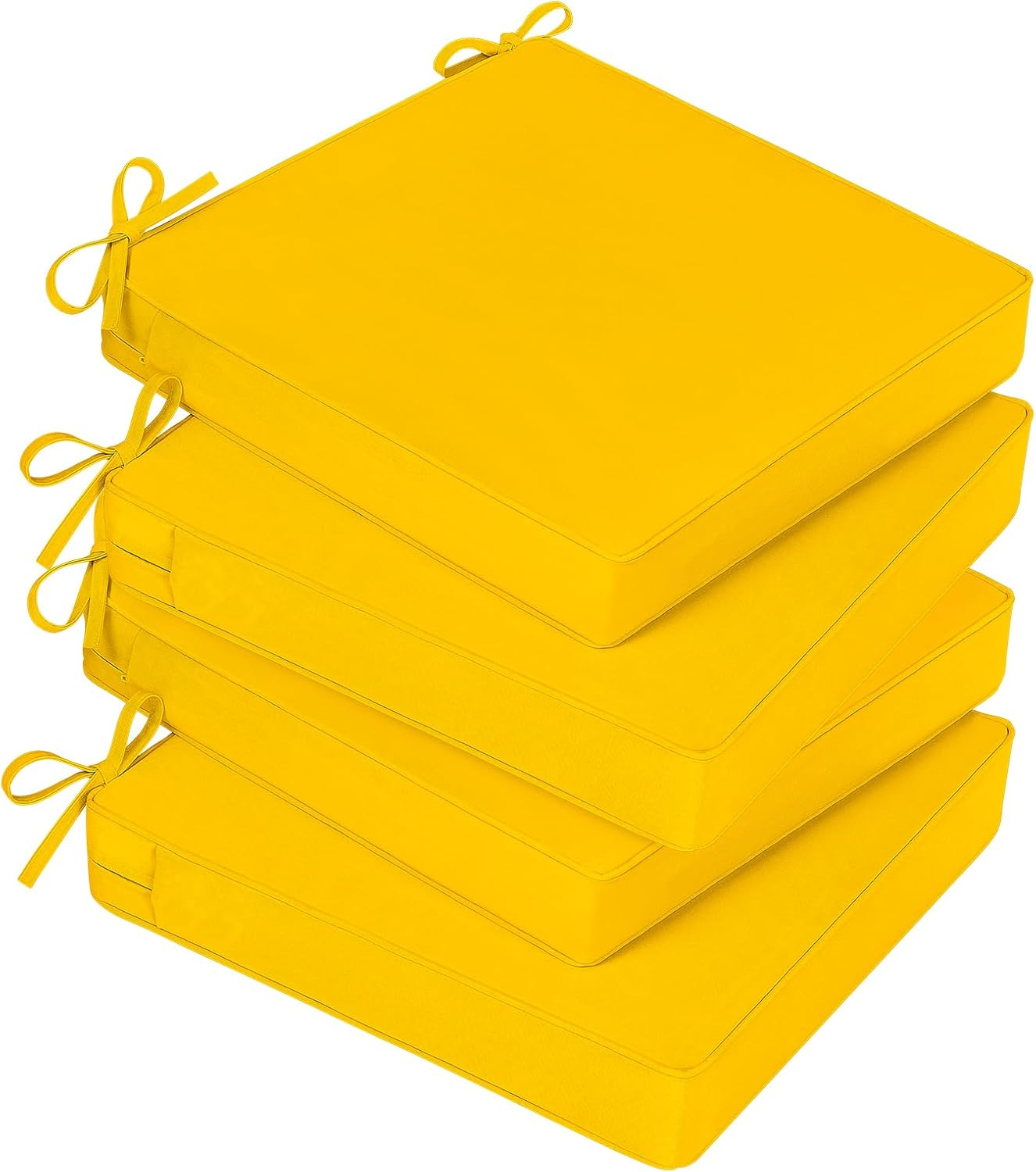 Comfortable Waterproof Outdoor Chair Cushions Set of 4 for Patio