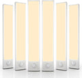 6 Pack Under Cabinet Lights - 58 LED Rechargeable Motion Sensor
