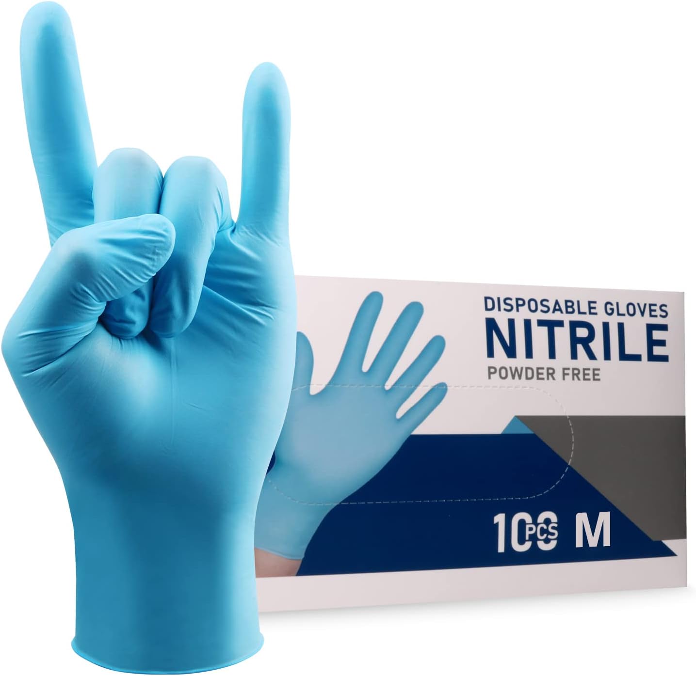 Wostar Touch Screen Nitrile Exam Gloves