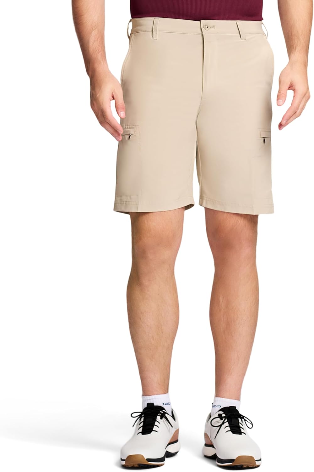 IZOD Men's Golf Swing Flex Stretch Cargo Short for Comfort