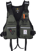 Fishing Life Vest Safety Jacket - Breathable Float Vest for Kayak
