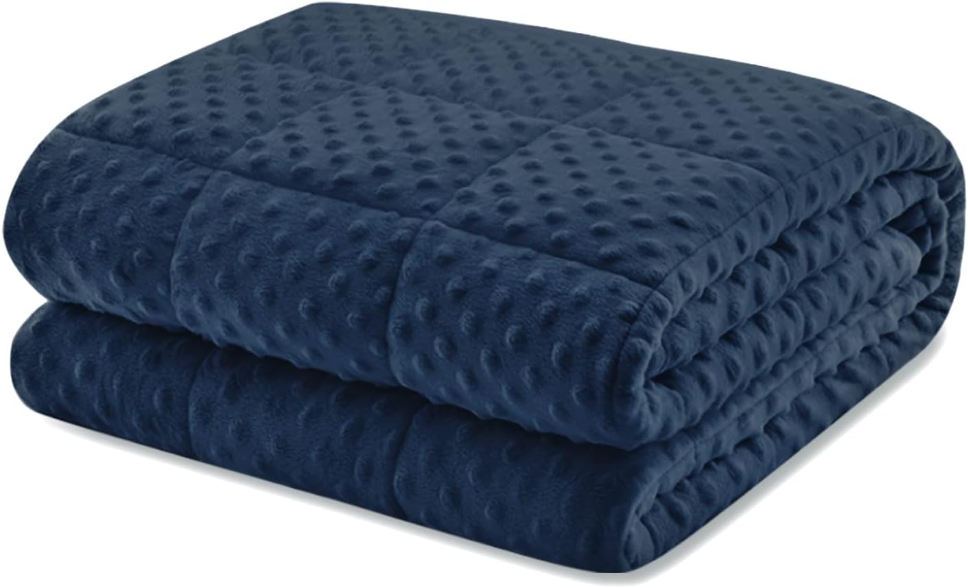 Weighted Blanket Twin 15lbs for Adult - Soft Minky Comfort