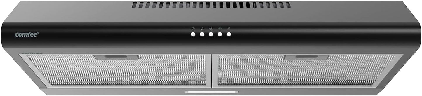 Comfee' 30 inch Under Cabinet Range Hood with 3 Speed Exhaust Fan