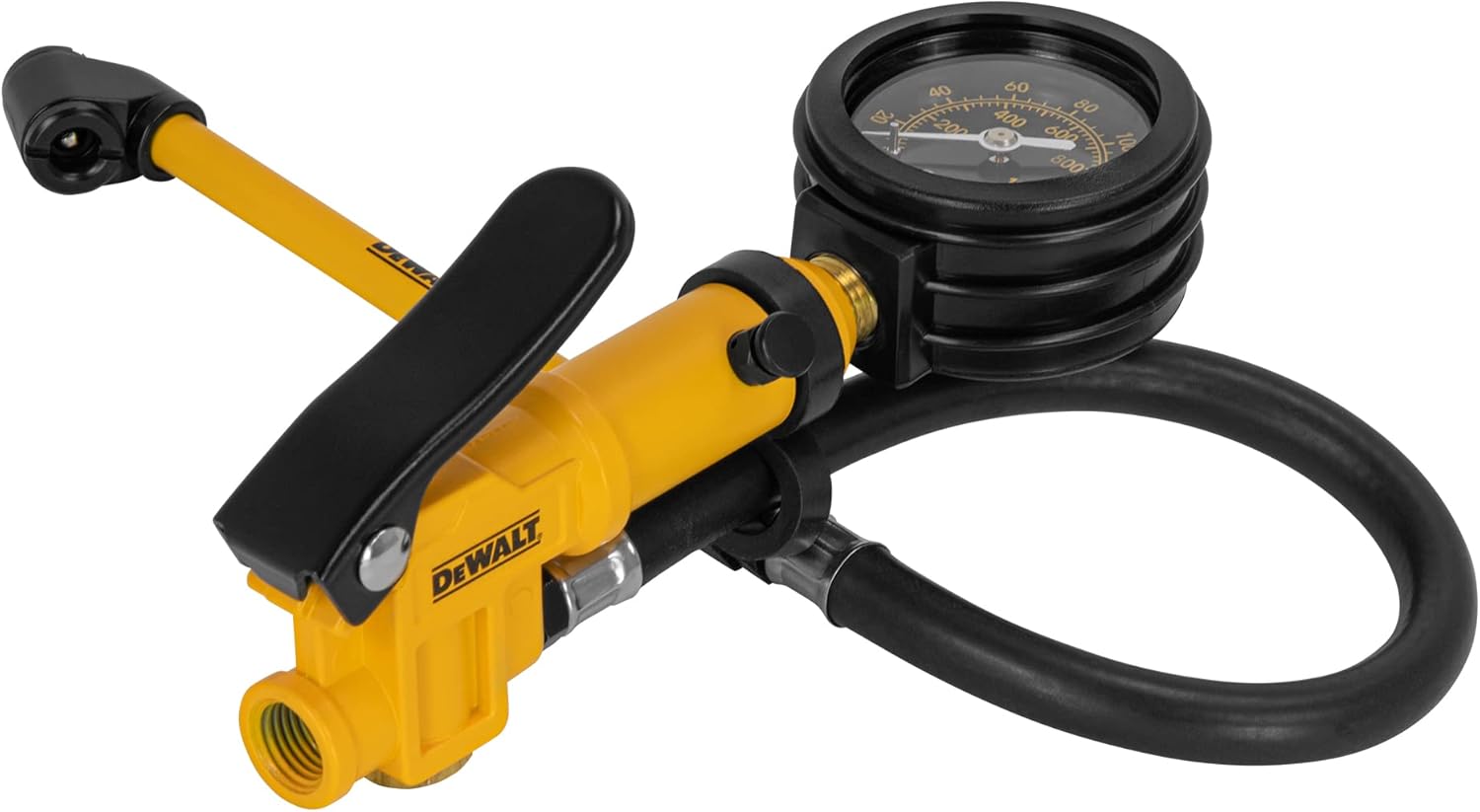 DEWALT Analog Dial Inflator: Easy Tire Pressure Monitoring