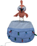28 INCH Rudolph 3D LED PRE-LIT Bird That Swims Yard Art - Festive 28in