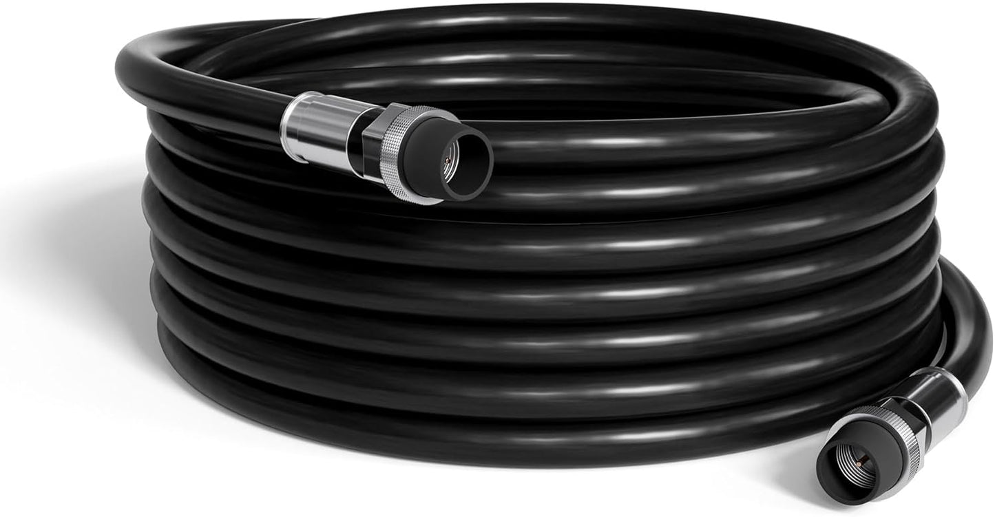 High Speed 200 FT Coaxial Cable for Indoor and Outdoor Use