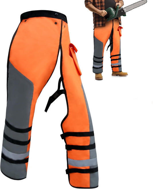 Chainsaw Chaps for Men and Women - Safety Equipment for Logging
