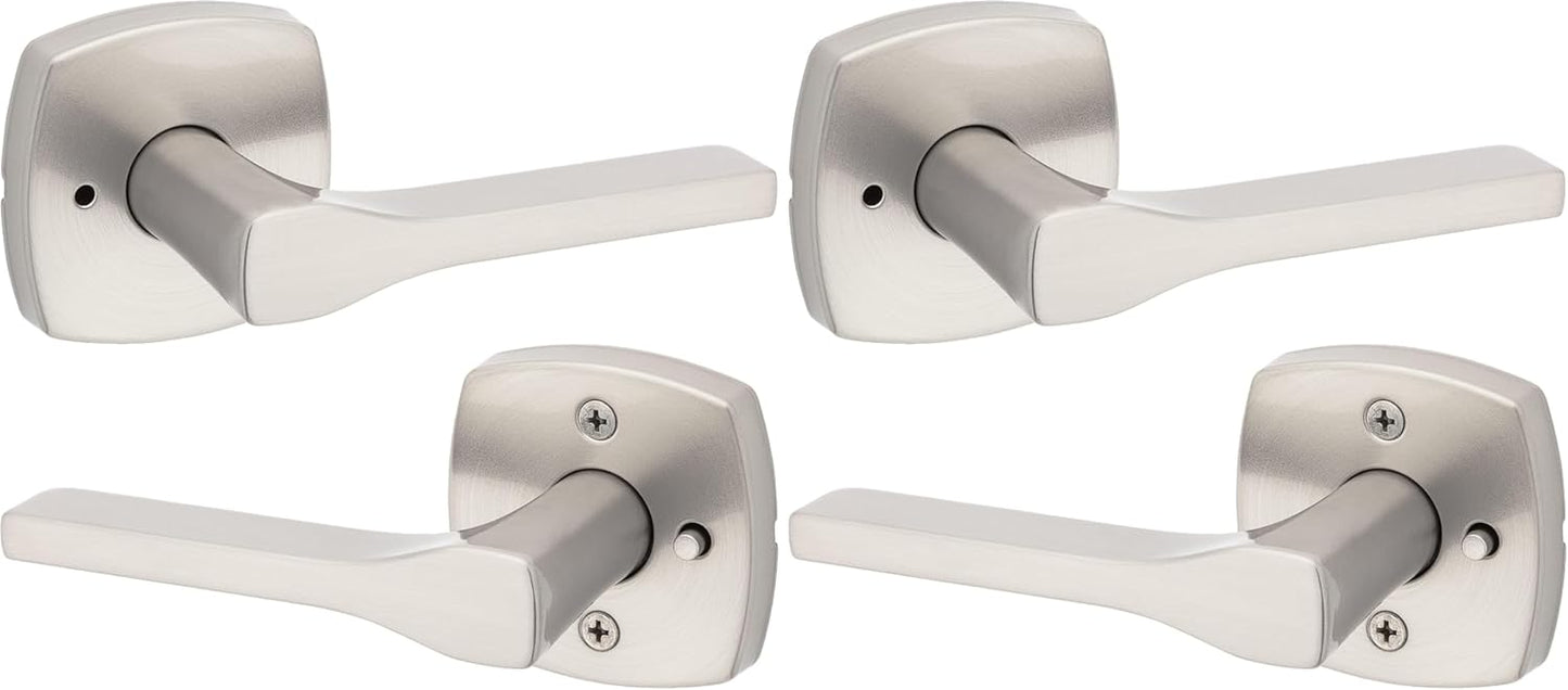 Kwikset Tripoli Lever Interior Privacy Door Handle with Lock