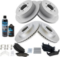 TRQ Brake Pad & Rotor Kit for 2004-2008 Ford F-150 Vehicles