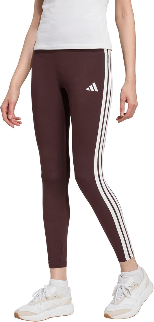adidas Women's Essentials 3-Stripes Cotton Leggings for Comfort