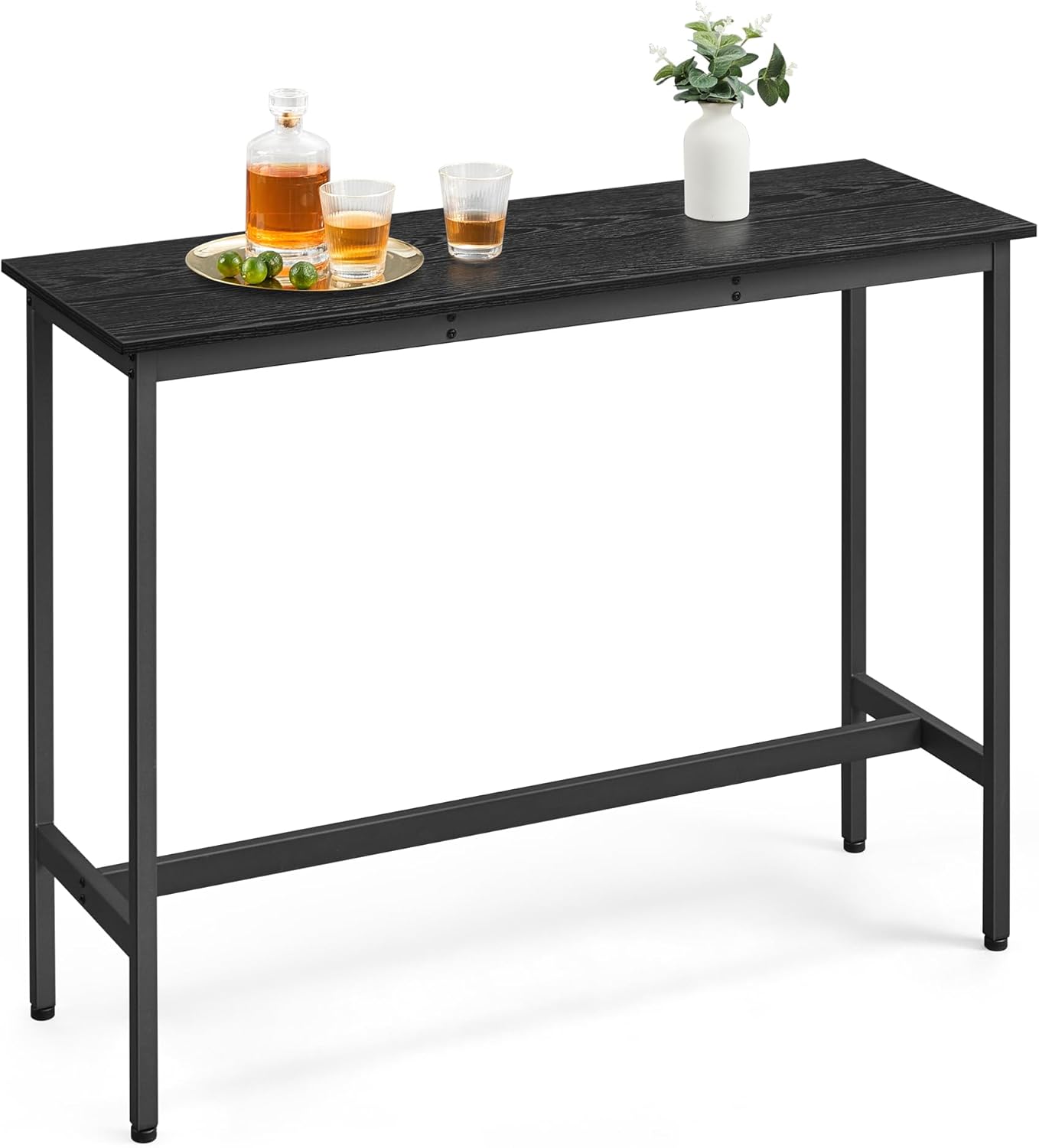 VASAGLE Narrow Long Kitchen Dining Table for Small Spaces