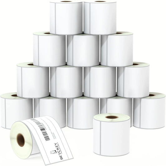 Premium BETCKEY 3x5 Shipping Labels - Compatible with Zebra & Rollo - 16 Rolls