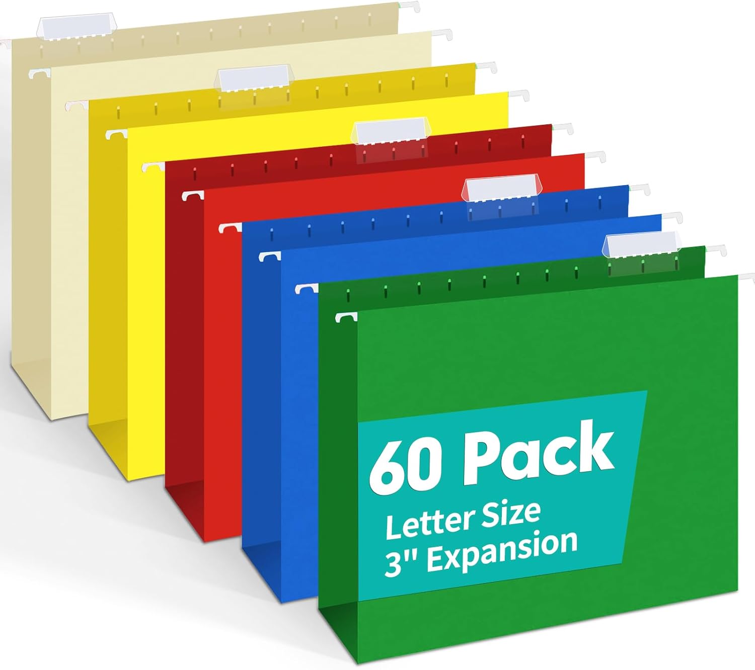 Extra Capacity Hanging File Folders for Organized Filing Needs