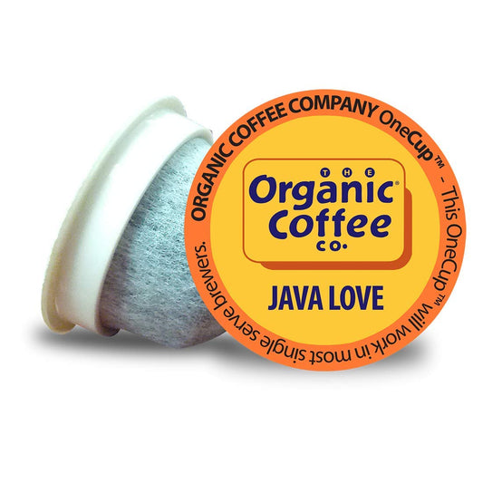 Organic Coffee Co Compostable Coffee Pods Java Love 80 Ct