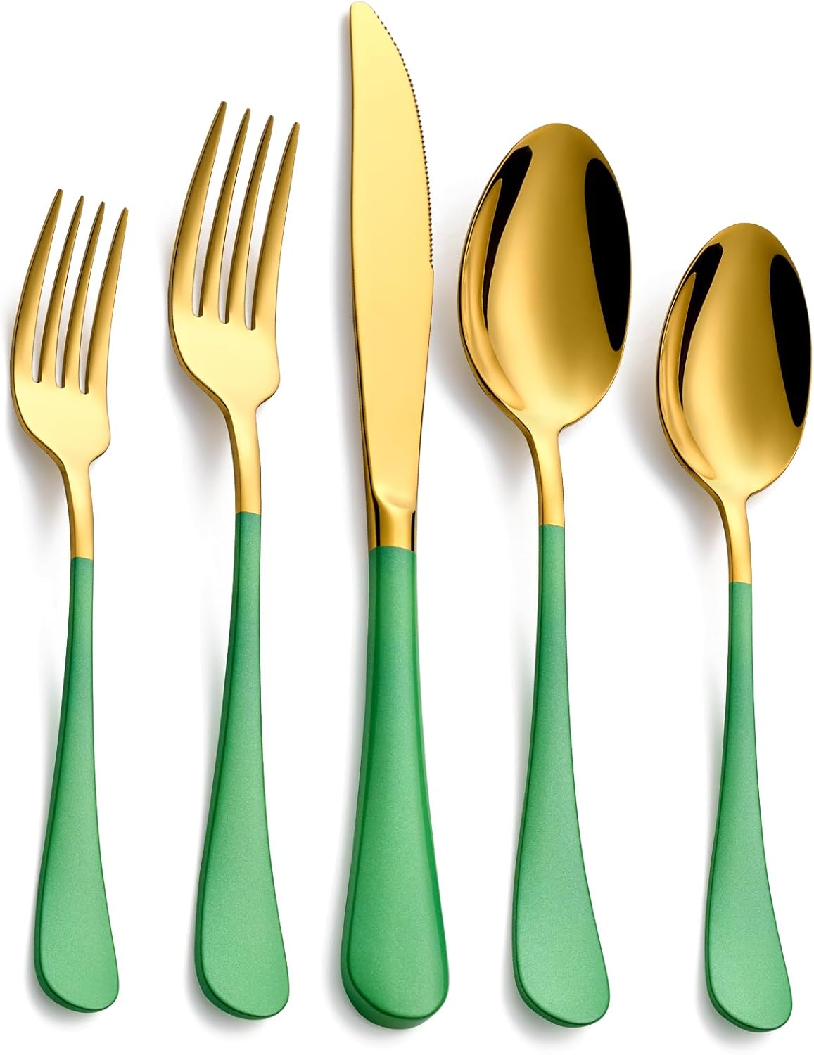 20-Piece Colorful Silverware Set for 4 - Modern Flatware