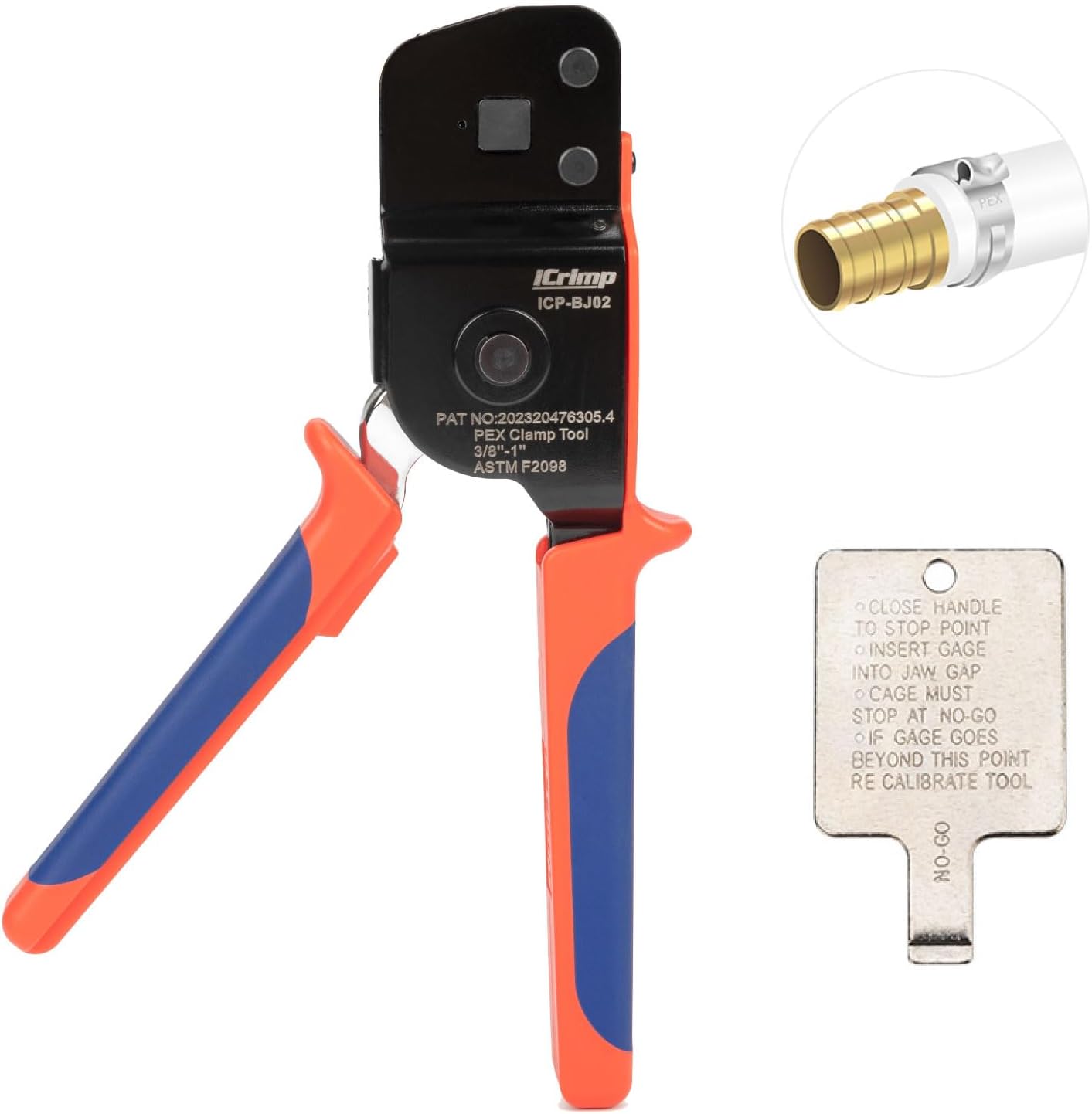 iCrimp One-Hand PEX Pipe Cinch Tool for Easy Plumbing Tasks