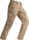 SPOSULEI Mens Tactical Ripstop Cargo Work Pants - Durable Utility