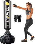 Punching Bag for Adults with Stand and Gloves - Stable Home Training