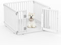 GumiSeao Pet Playpen with Door for Small Dogs and Puppies