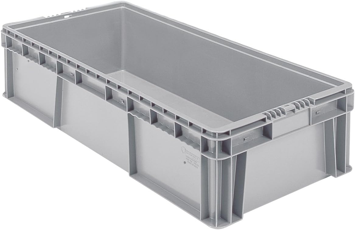 Buckhorn Plastic Straight Wall Storage Container Tote for All Needs