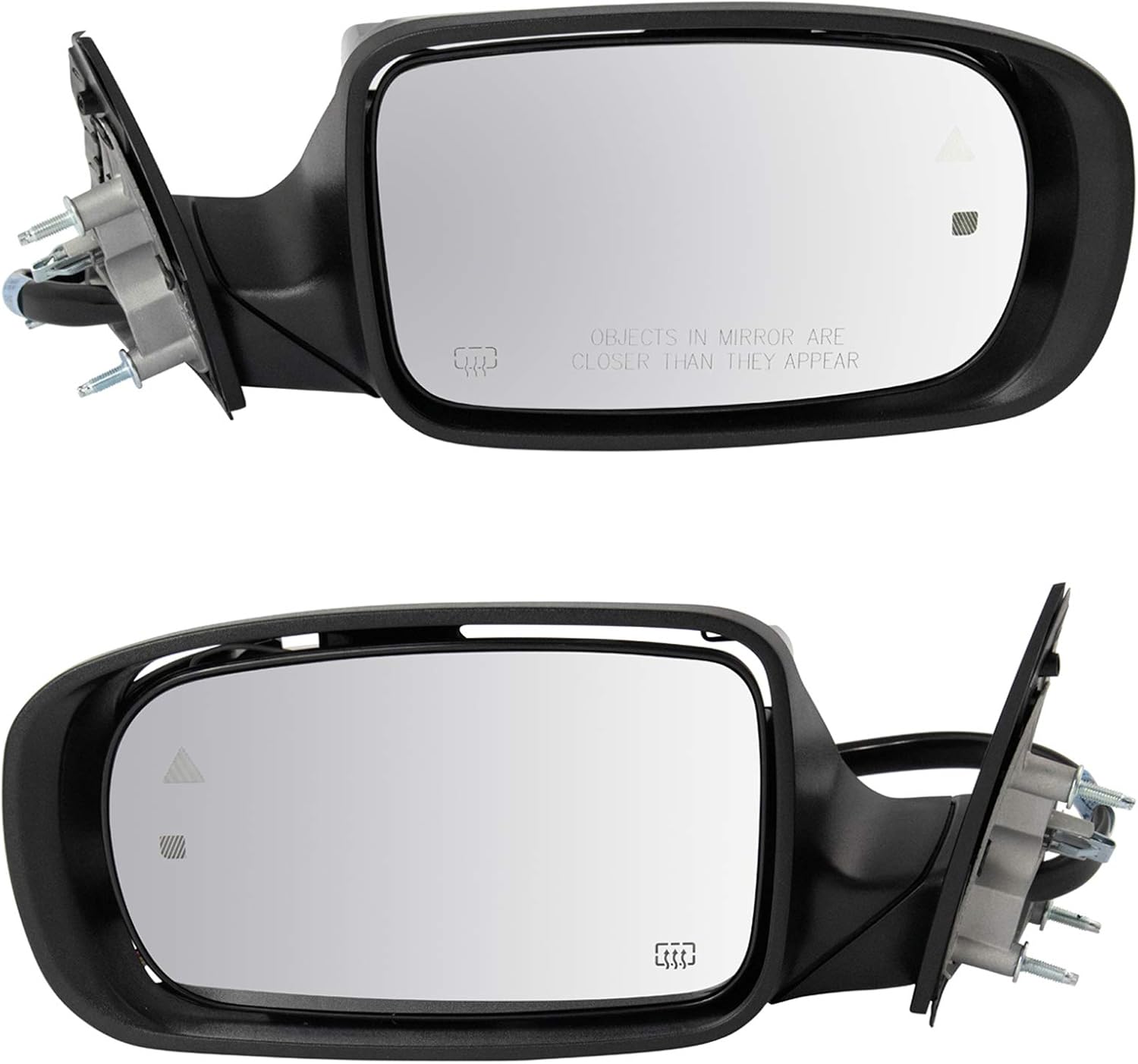 Power Heated Memory Mirrors with Blind Spot for Dodge Charger