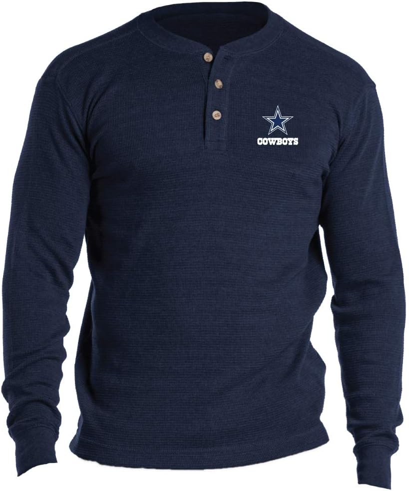 Dunbrooke NFL Mens Thermal Henley for Ultimate Comfort and Style