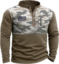 HARGLESMAN Mens Fleece Sweatshirts American Flag Patriotic Tactical it