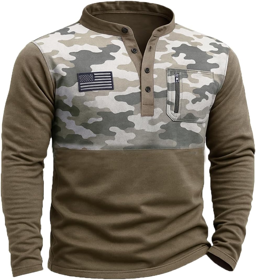 HARGLESMAN Tactical Fleece Pullover for Outdoor Activities
