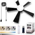 Socket Fan Light 20.5in Plug-in Ceiling Fan Light - Remote Controlled