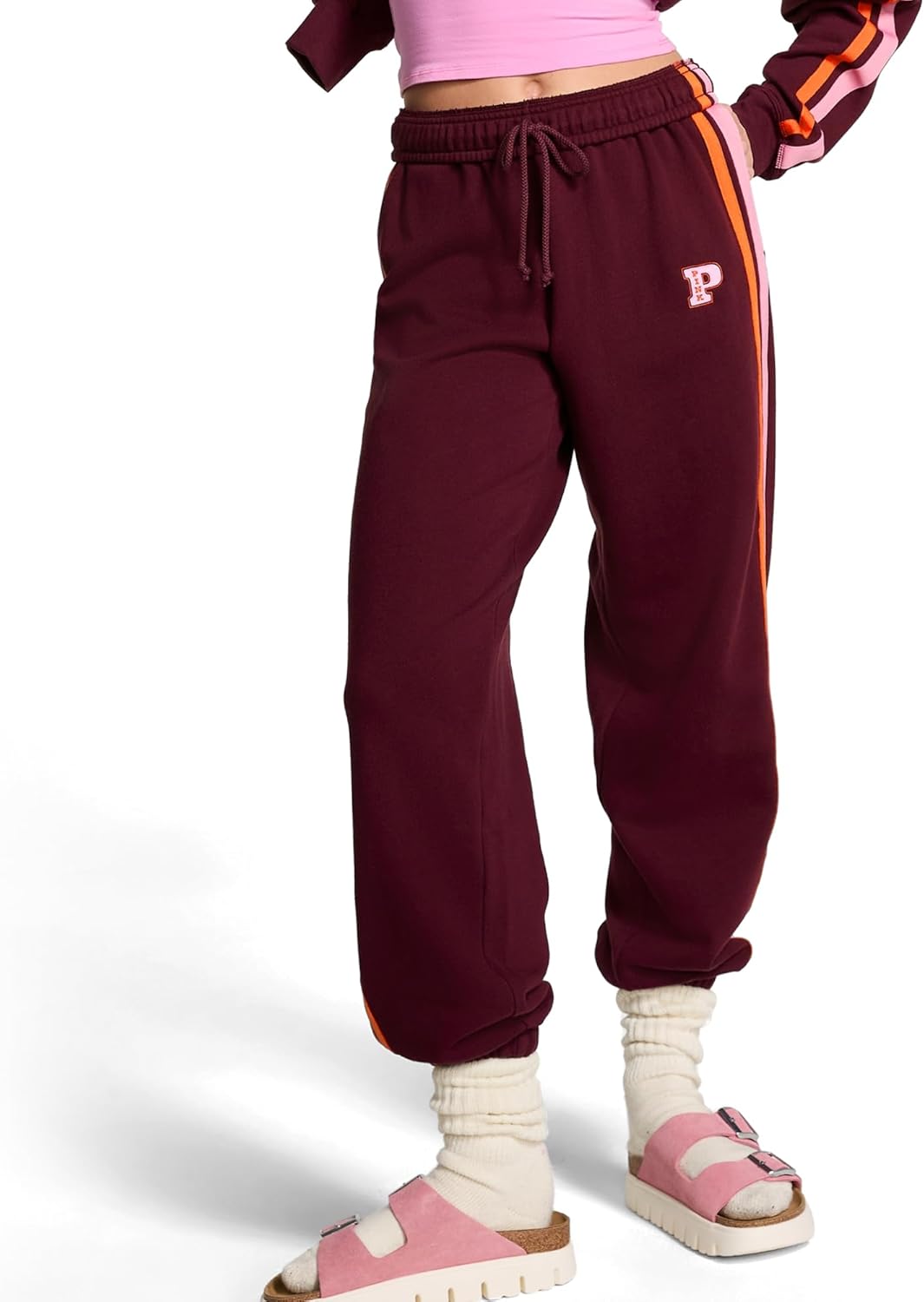 Victoria's Secret Women's Pink Logo Campus Sweatpants Review