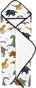 Little Unicorn Cotton Muslin Hooded Bath Towel for Infants