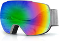 Ski Snow Goggles OTG UV400 Protection - Anti Fog, Helmet Compatible